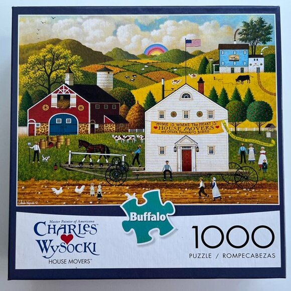 **2 FOR $40**  Charles Wysocki 1000-piece puzzle (new in sealed box) - Picture 1 of 1
